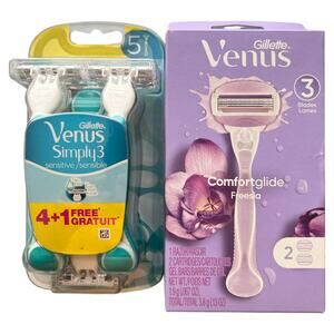 Lot 2 Gillette Venus/Schick Hydro Silk Razors